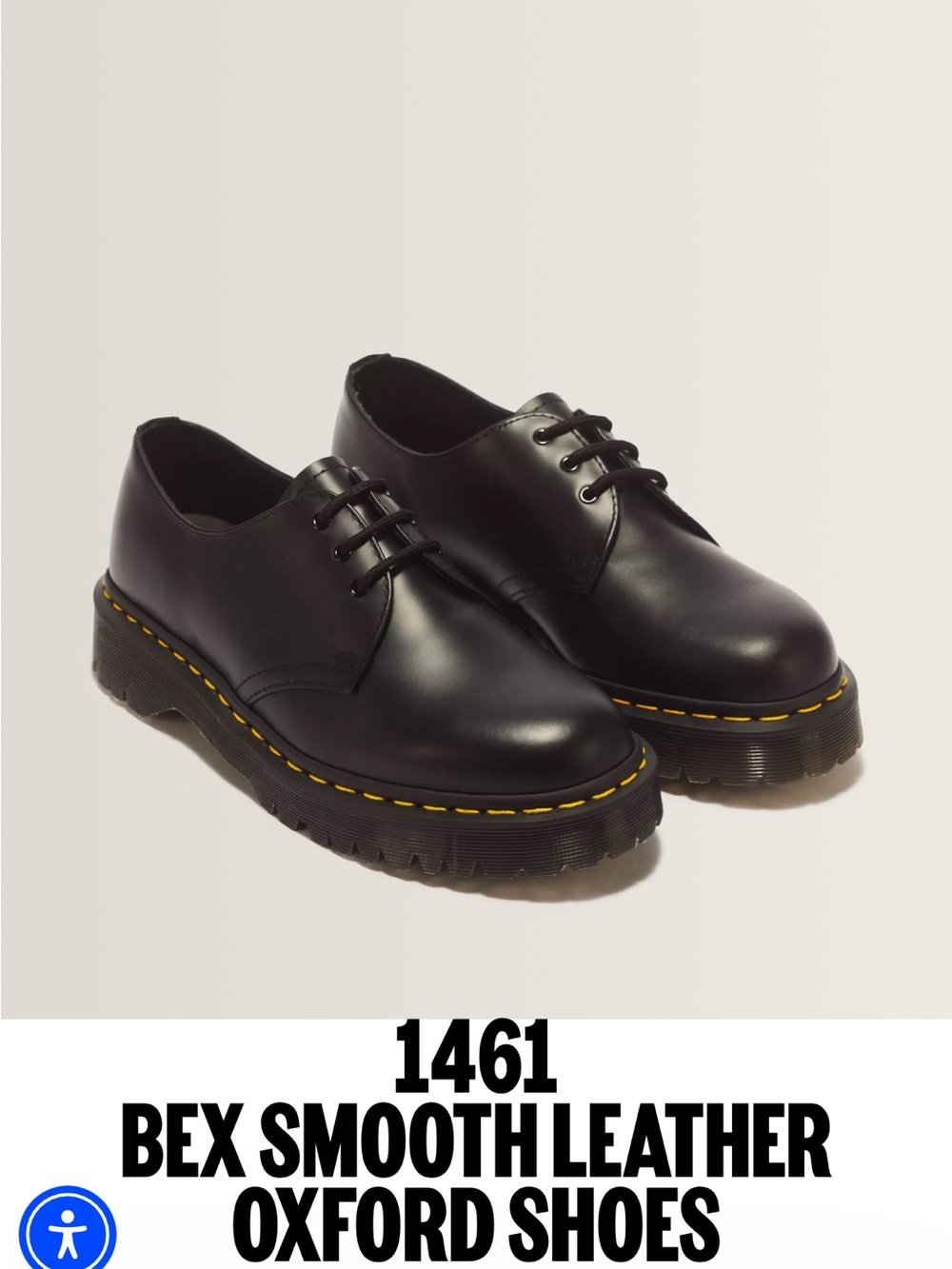 Dr. Martens 1461
BEX SMOOTH LEATHER OXFORD SHOES